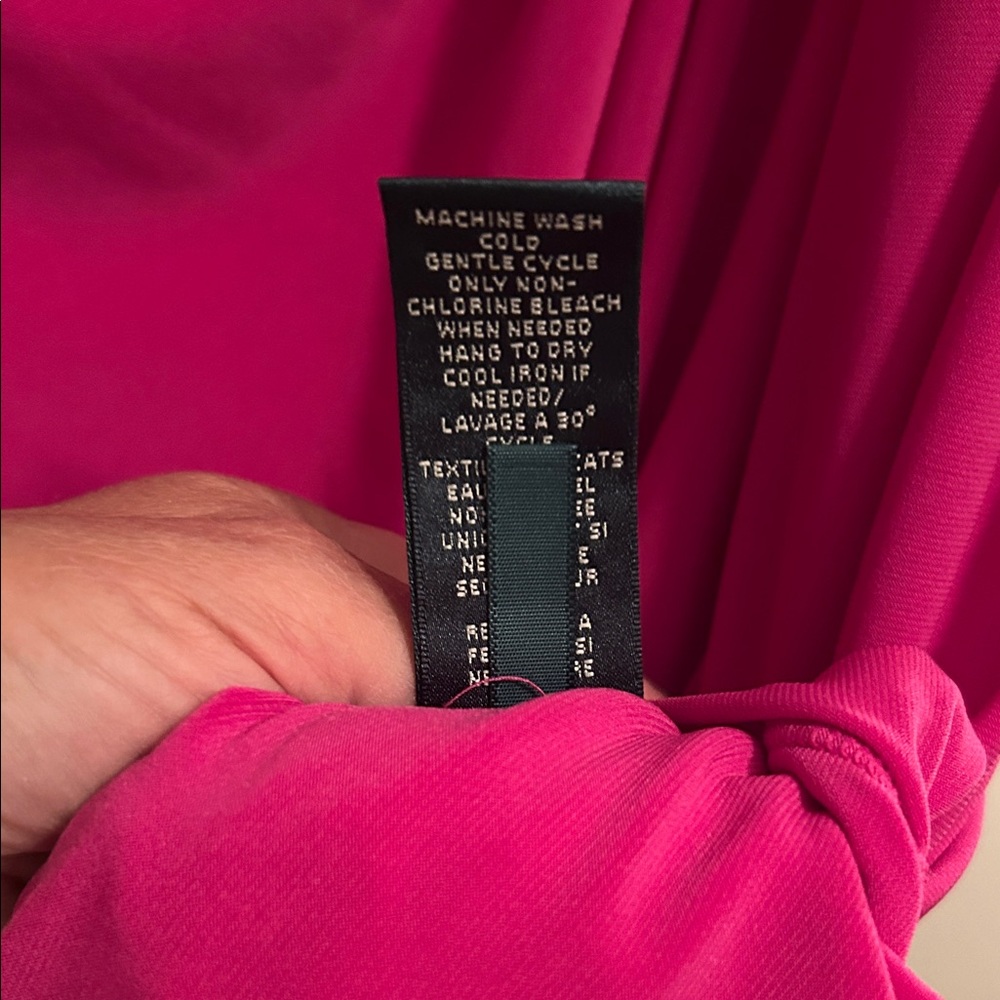 Lauren Ralph Lauren Vibrant Pink Midi Dress - Picture 8 of 8